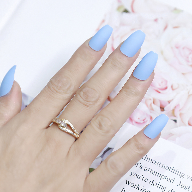 Wear nail 2022 summer new nail patch nail beauty piece high-grade online popular finished product mid-length short