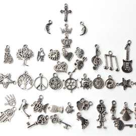 厂家 100款藏银配件 手链配件 吊坠 diy配件
