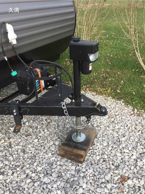 RV Modification Parking Electric 0kg Top Trailer Hand Crank Winch 0kg Support Bracket Auto Parts Collection (Car jack)