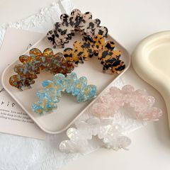 高級感のある酢酸の花びらのヘアピンの女性の気質の後頭部のヘアピンのサメの魚のクリップの大きいサイズのヘアピンの新型の頭飾り