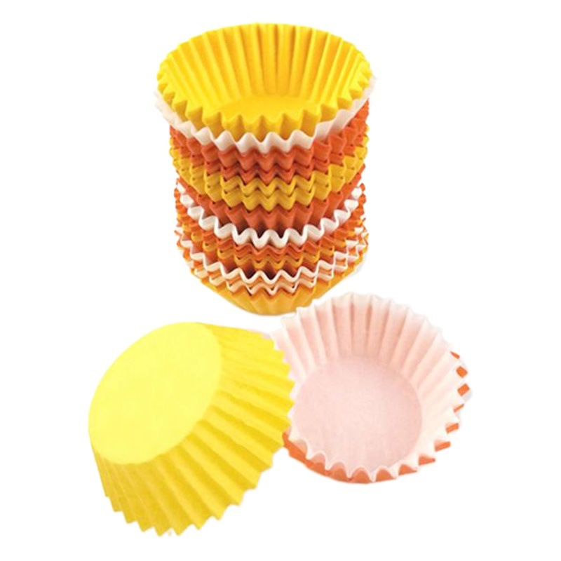 Disposable Baking Cake Paper Cup Paper Tray Snow Mei Niang Anti-Stick Bottom Tray High Temperature Resistant Muffin Cup Bread Baking Tray Paper
