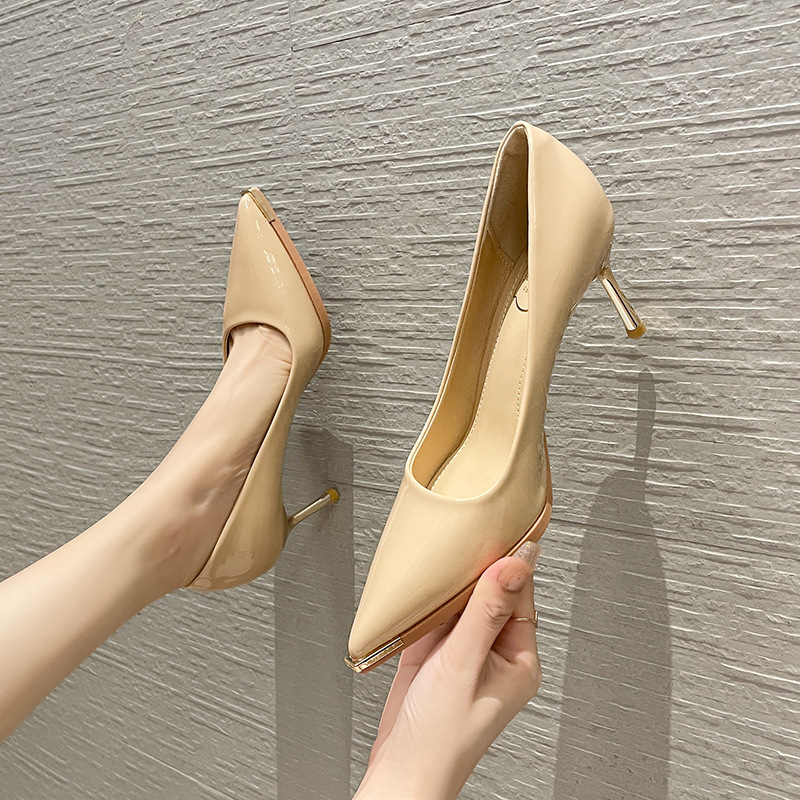 797-T3 fashionable professional women's high heels 2023 Winter new low-cut stiletto heel ultra-high bed women's shoes 797-T3 fashionable professional women's high heels 2023 Winter new low-cut stiletto heel ultra-high bed women's shoes