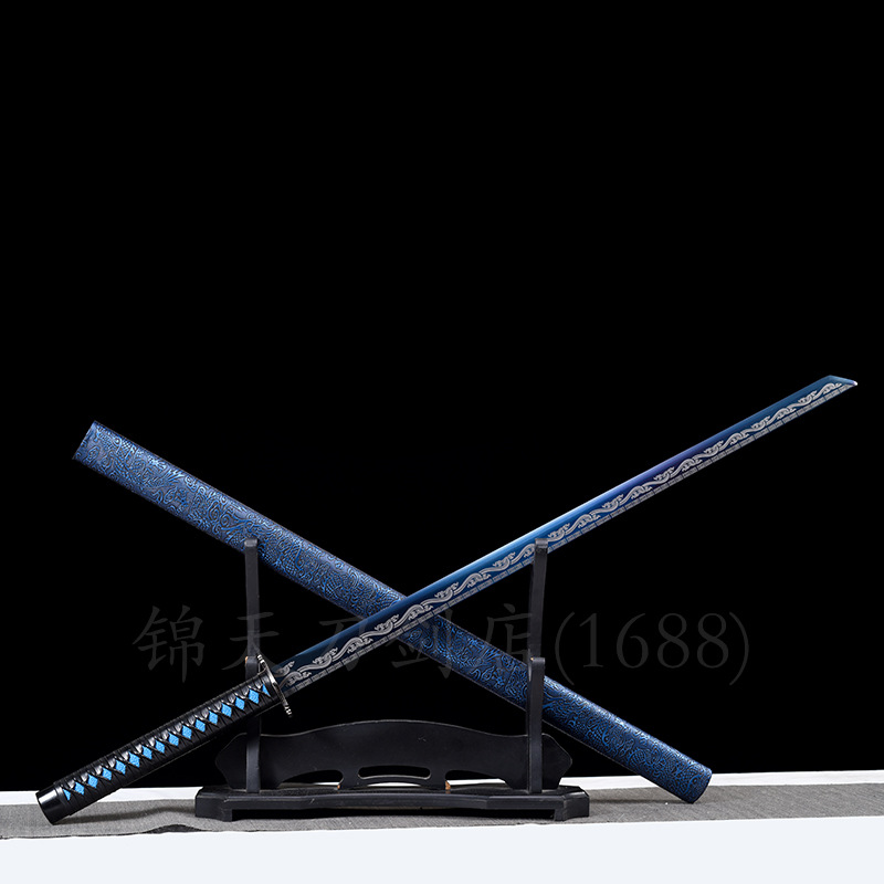 唐横刀宝刀一体锰钢龙泉刀剑户外防身冷兵器车载镇宅绣春刀未开刃