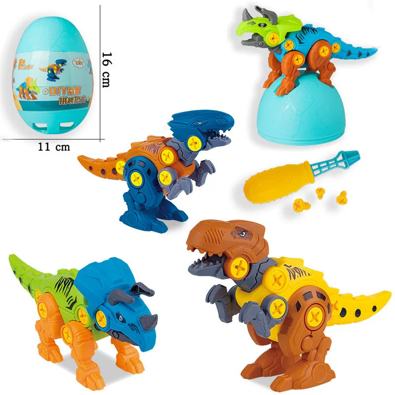 Constructor, dinosaur, smart toy, (Cross-border trading), capsule toy, handmade, wholesale