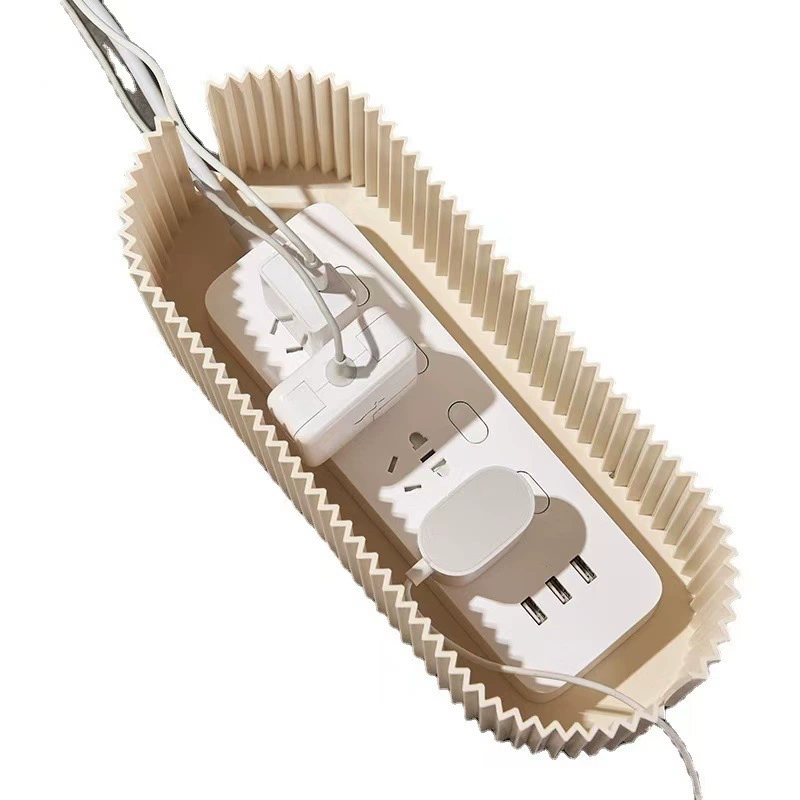 Shein explosion plug -in socket storage box plug -in board electrical line data line charger charger wires to arrange desktop