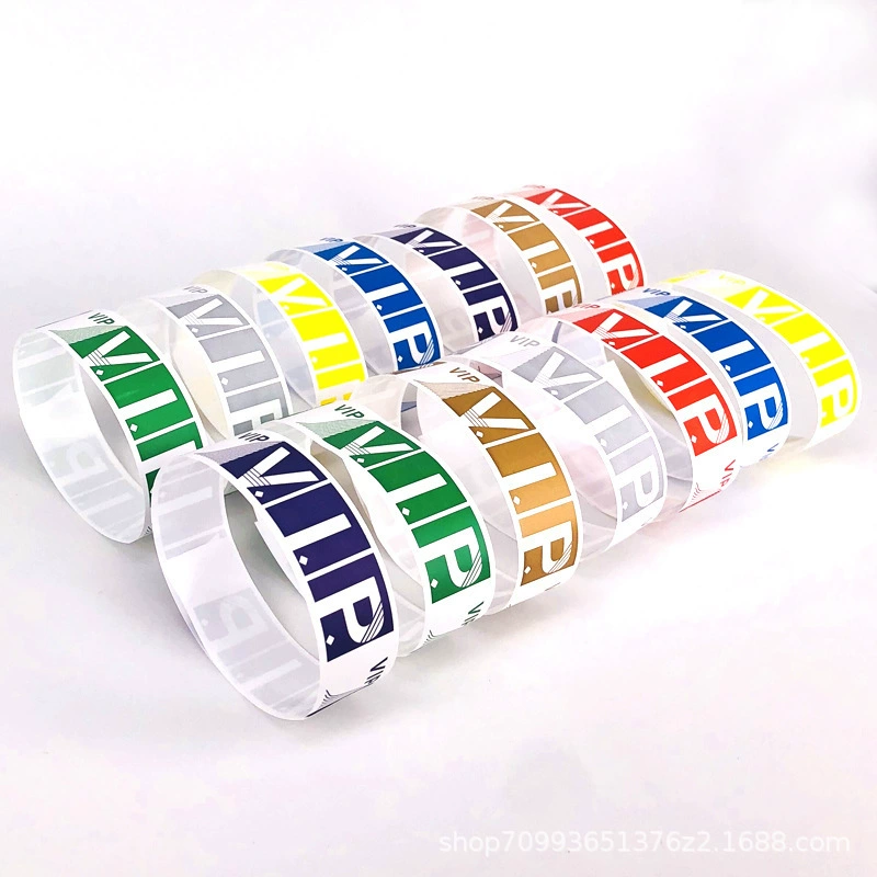 Disposable synthesized children's waterproof bracelet for amusement parks