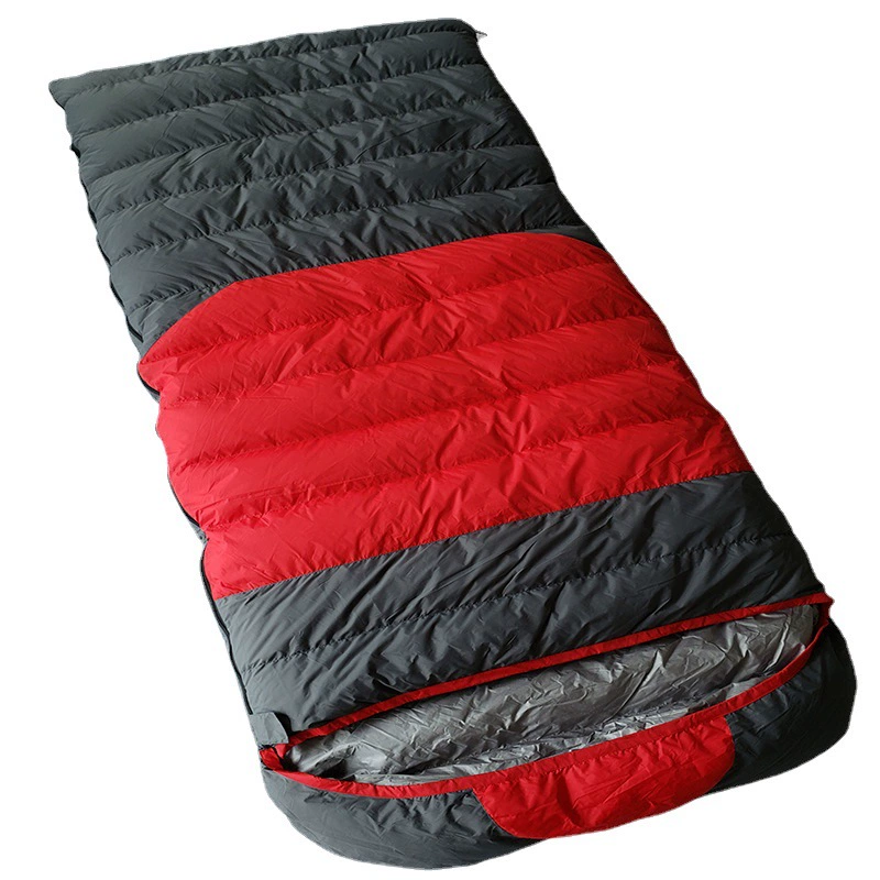 Travel sleeping bag with down for adults for double, 1meter