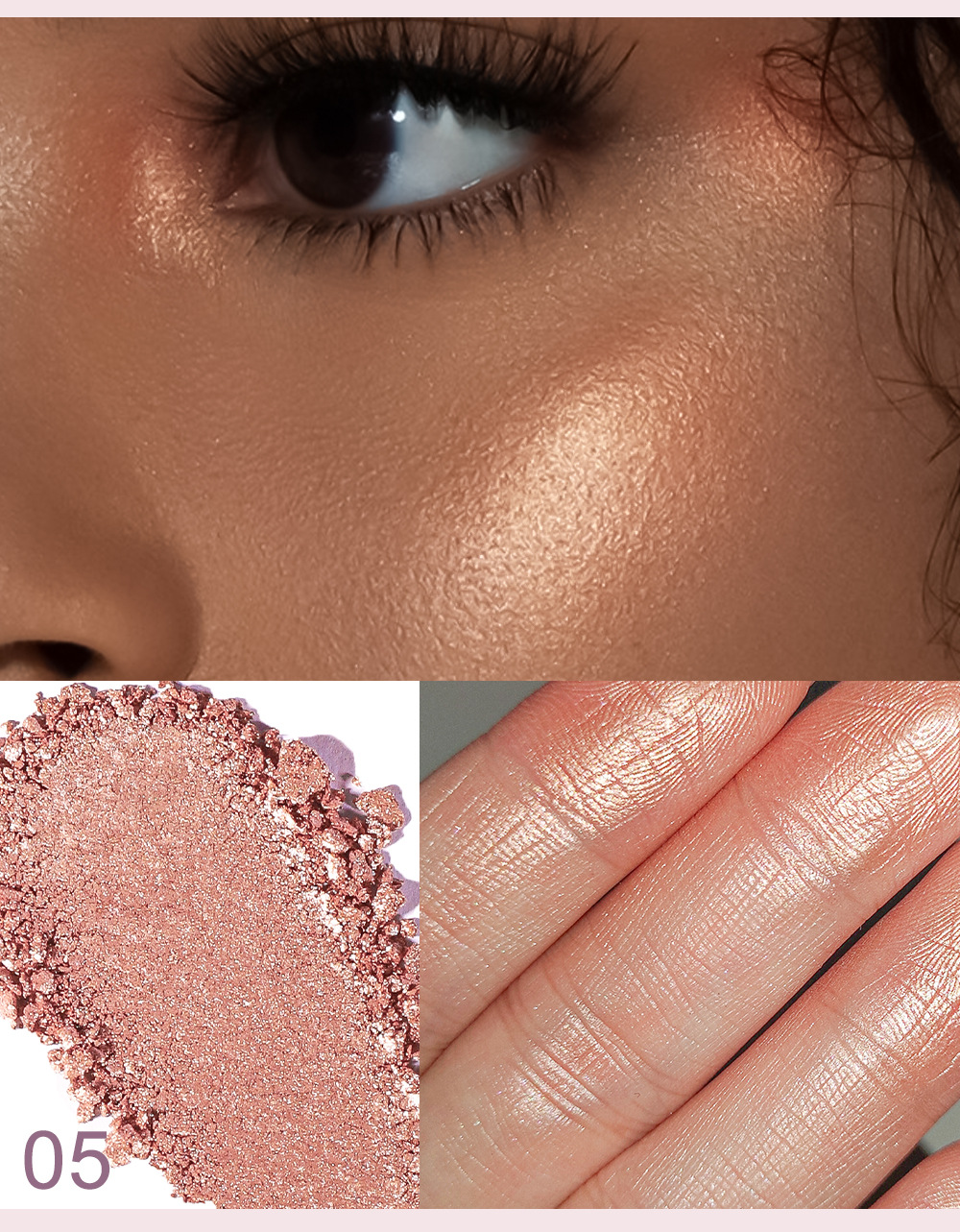 YOUNG VISION baking powder, polarizing and highlighter powder, setting and contouring powder compacts, contour and three-dimensional nose shadows undefined