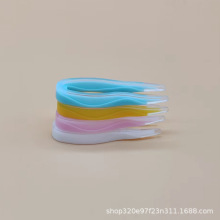 厂家直供隐形眼镜配件镊子夹子软胶一体干净卫生彩色可选单独镊子