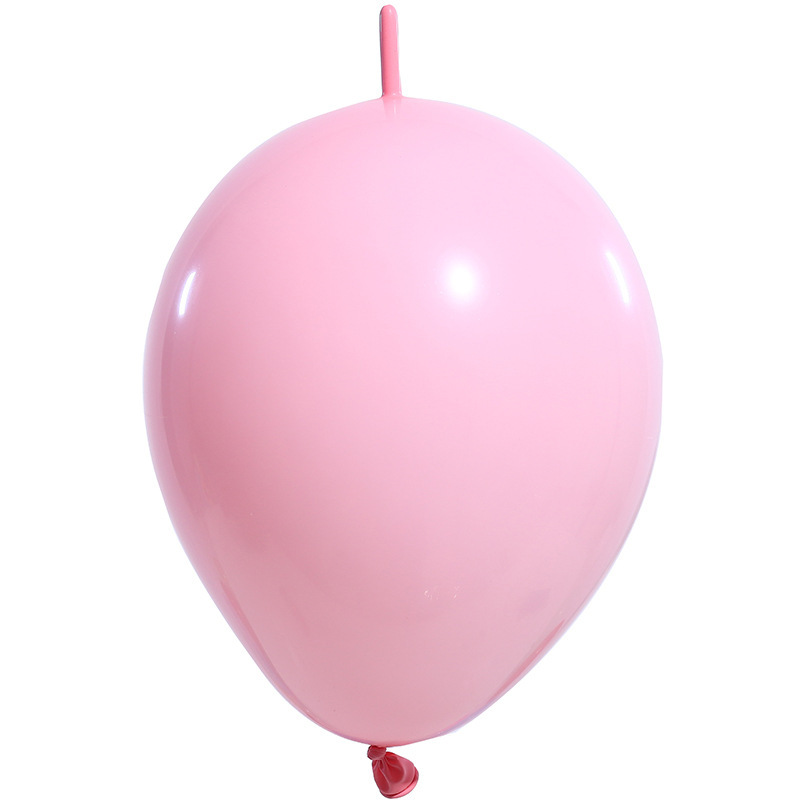 Balón de cola transfronterizo de 6 pulgadas mate macarón aguja bola de cola amor tridimensional estilo de decoración de la bola de cola del día de San Valentín