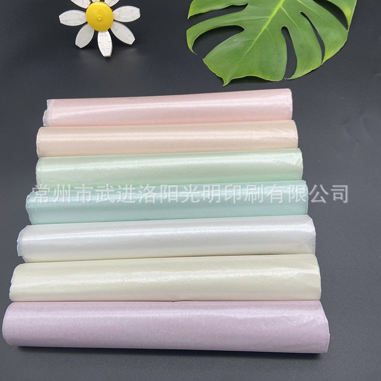 Papel de pera nacarado engrosado papel de copia pastel de hornear 26g ramo de papel de regalo tejido 20g