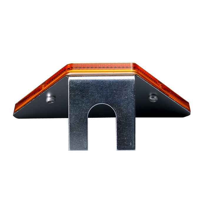 单面单支梯形轮廓标用于波型护栏/高速路边反射片/符合新国标