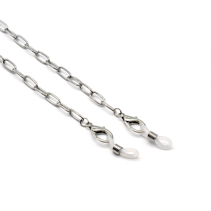 European and American style fashion personalized thick chain glasses chain Women's hip hop simple retro geometric halter sunglasses chain