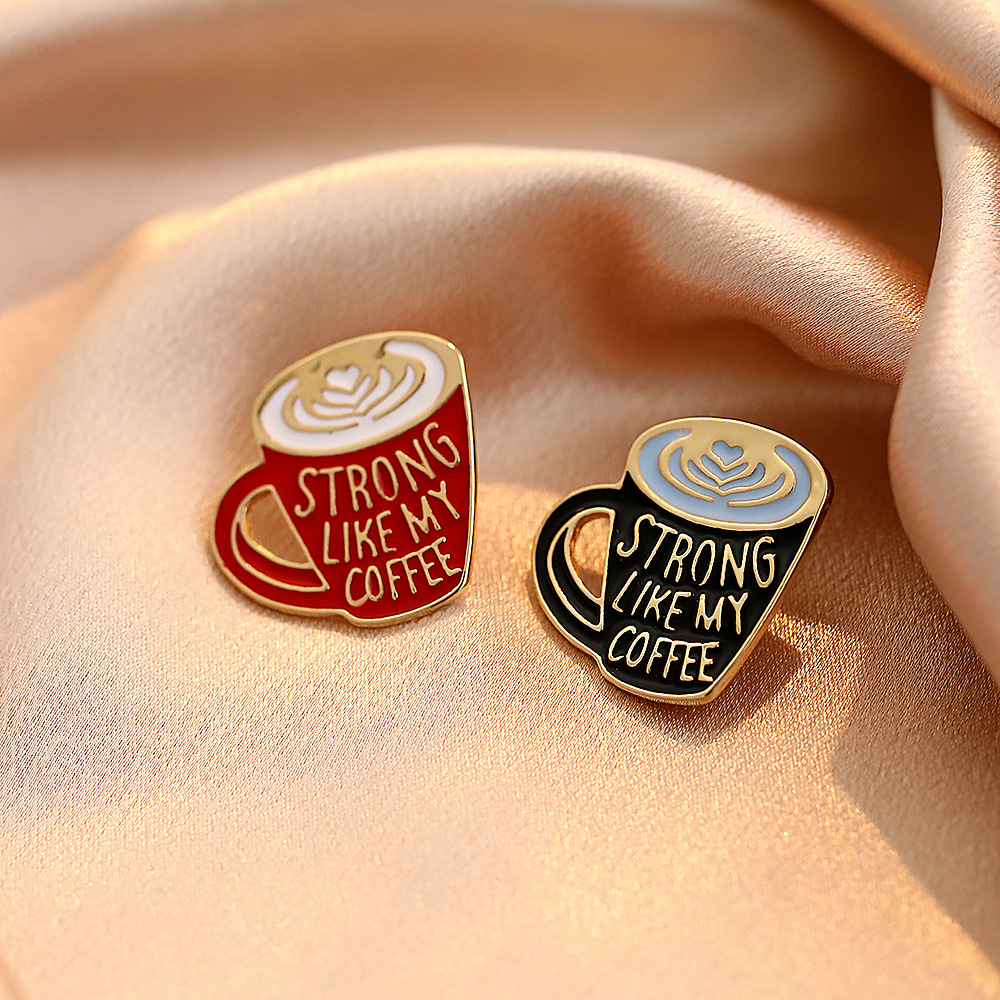 Alloy Material Simple Style Pin Cup Alloy Plating No Inlaid Women'S Brooches