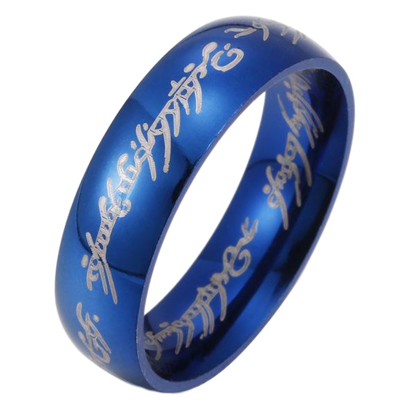 Stainless Steel Lord of the Rings Factory Wholesale Men's Rings Couple's Rings Men's and Women's Tail Rings Personalized Bold Jewelry Decoration