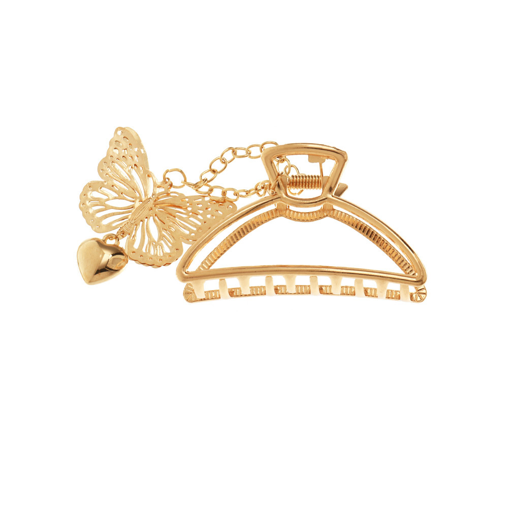 Wholesale Jewelry Pearl Tassel Butterfly Metal Korean Style Catch Clip Nihaojewelry display picture 2