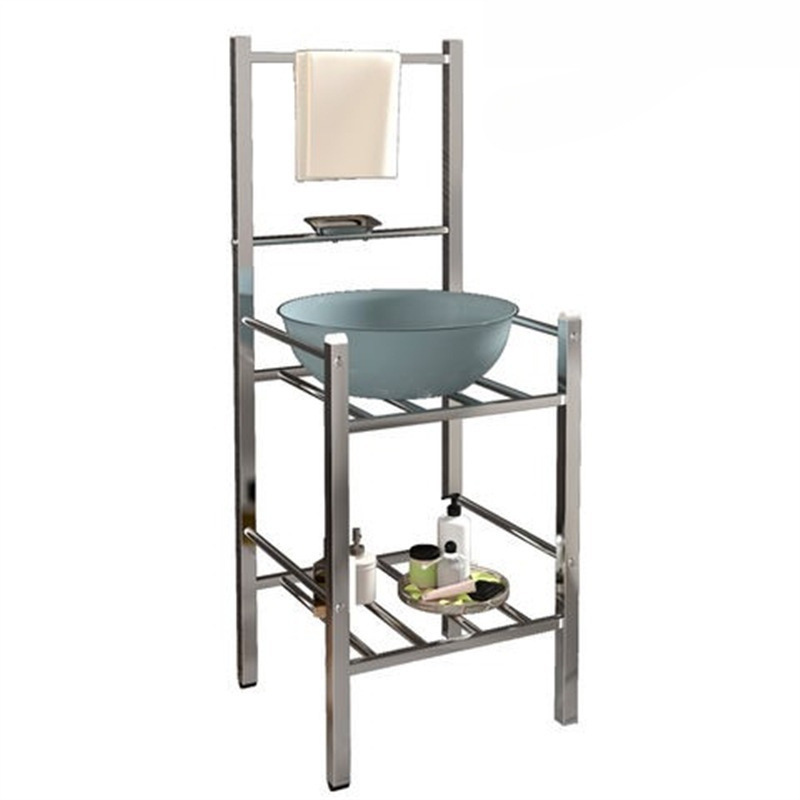 Household High-End Washbasin Rack Rural Old-Fashioned Household Floor-Standing Washbasin Rack Bathroom Kitchen Sanitary Wash