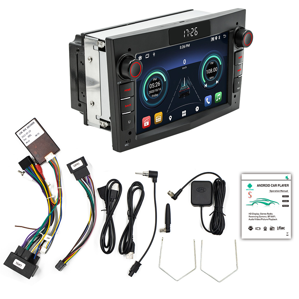 Suitable for Obress 7 -inch high -definition screen Android car GPS navigation smart Bluetooth wireless CarPlay all -in -one machine 4
