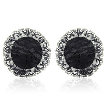 情趣内衣配饰 隐形无痕硅胶文胸 圆心形亮片情趣乳贴 乳头贴5031