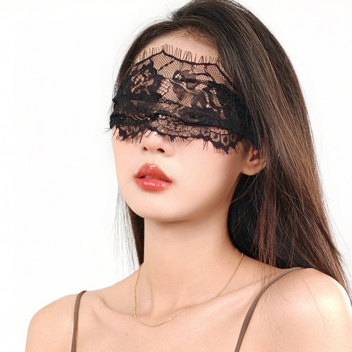 Lace Eye Mask for Special Sensual Angelic Fairy Abstinence System Face Mask Sexy Blindfold with Ribbon DIY Accessory