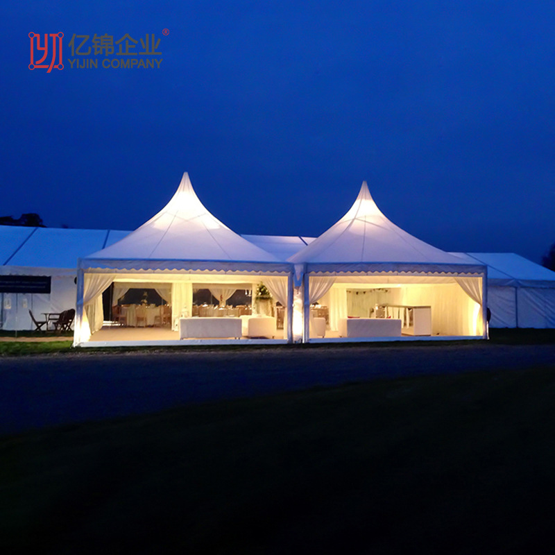 铝合金欧式展览帐篷尖顶车展篷房 四角户外景区小型活动遮阳帐篷