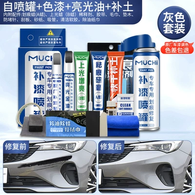 Avtomobil boya qələmləri, Car Scratch Repair Artifact Peihui - gray-self-spraying-repair-10-piece-set-large-capacity-suitable-for-novices-4s-exclusive-original-paint