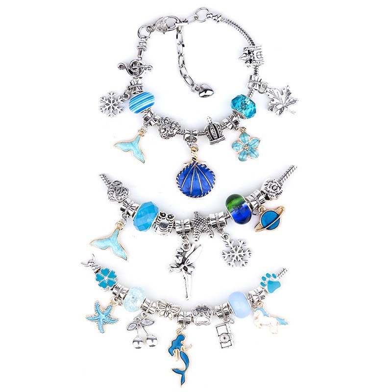 310g Weight Pendant, Beads, Chain Jewelry Making Type 16cm Jewelry Making Size Bracelets, Jewelry Accessories Classification 1 Set Quantity Alloy Material Letter, Star, Heart Shape Pattern Cute, Sweet Style 1 Set 16cm Alloy Letter Star Heart Shape Pendant Beads Chain 14