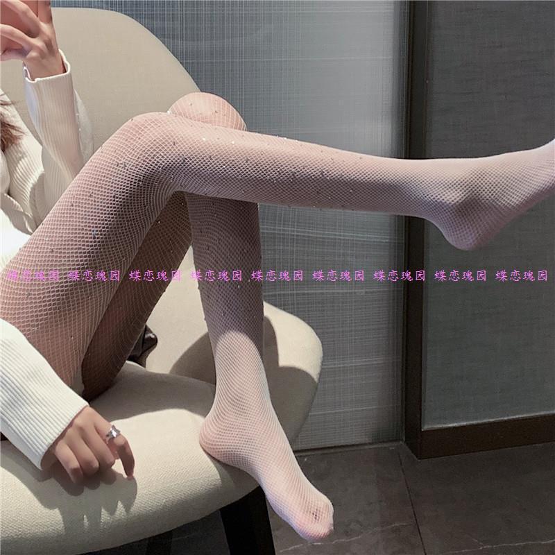 Ultra-Thin Leg Sexy One-Piece Fishnet Stockings Lace Pure Lust Sexy Slimming Look Over-The-Knee Lace Garter Stockings Sy