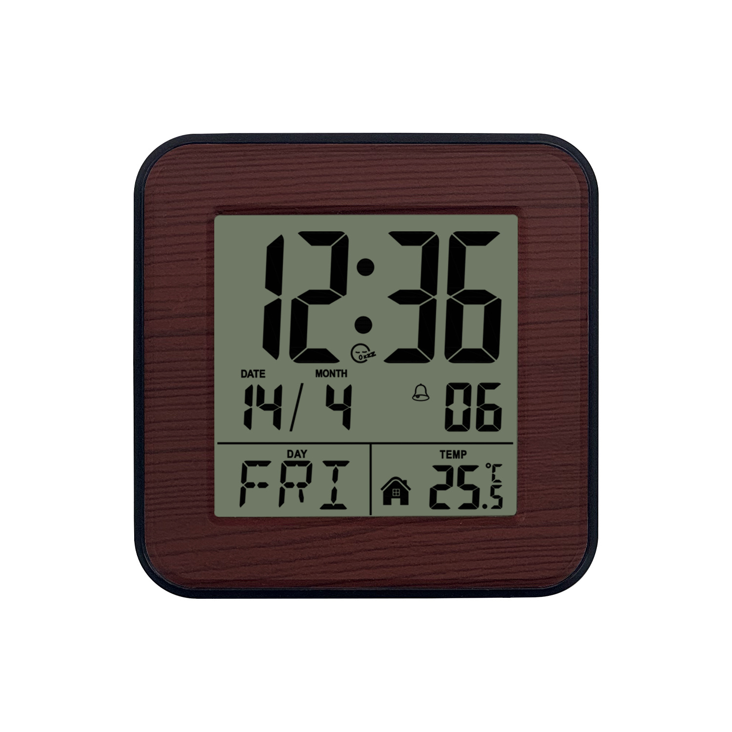 Explosiones transfronterizas niños estudiantes cabezal de cama sonido reloj despertador luz nocturna anciano perezoso reloj inteligente con temperatura reloj de calendario perpetuo