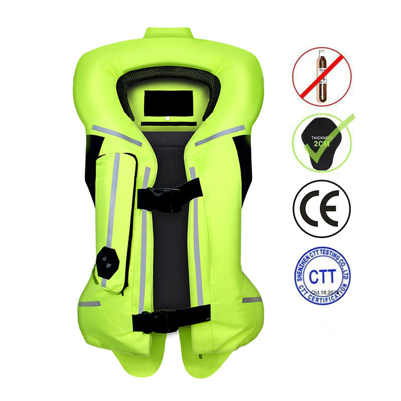 Ring Fur Airbag Suit Second Generation Vest Safety Protective Vest Motorcycle Inflatable Anti-Fall Riding Suit Equestrian Suit Long Sleeves