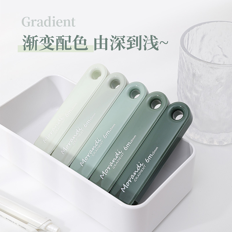 Correa de corrección multicolor portátil nueva correa de corrección simple correa de corrección de color Morandi conjunto de correa al por mayor