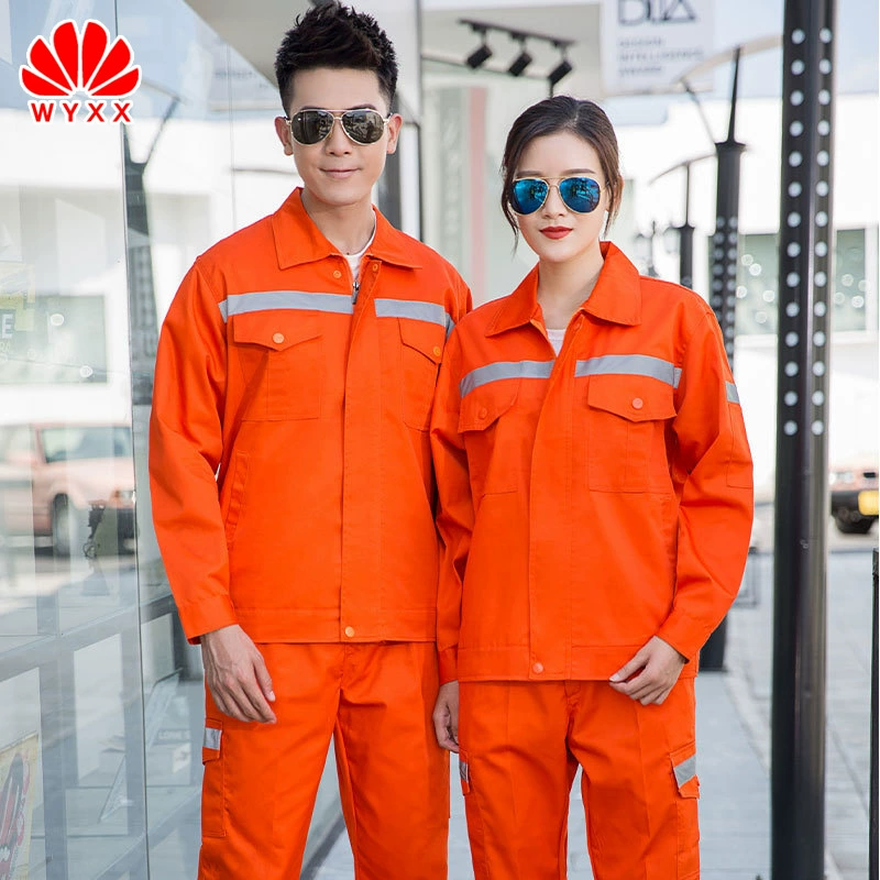 Униформа спецодежды с длинными рукавами, Светоотражающая полоса, рабочая одежда для санитарных работников, костюм весна и осень, тонкая Рабочая износостойкая одежда для ремонта автомобилей