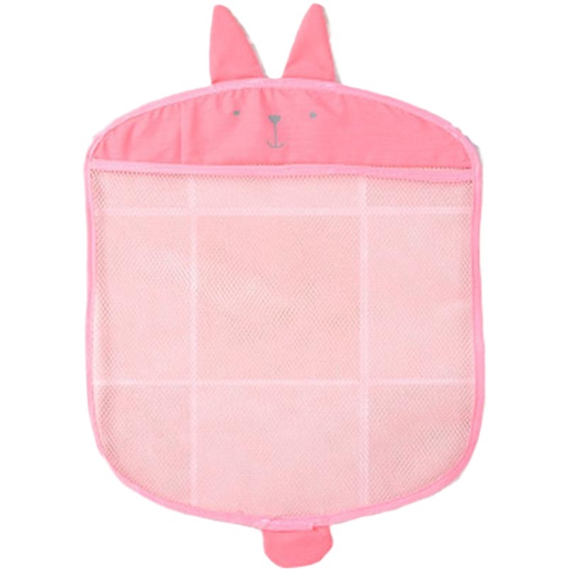 T Corea bolsa colgante de dibujos animados de malla colorida cesta colgante de almacenamiento cocina baño multiusos bolsa colgante de almacenamiento