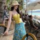Pure Desire Style Pleated Slim Fit Tube Top Women's Spring New Floral Slim Look High Waist Long Dress Fashion suit