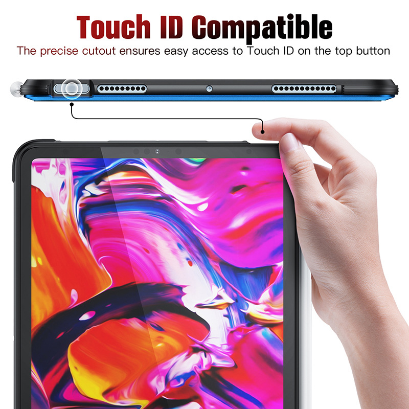 适用ipad Air5/4 10.9保护套金属透明保护壳10.2苹果平板套带笔槽