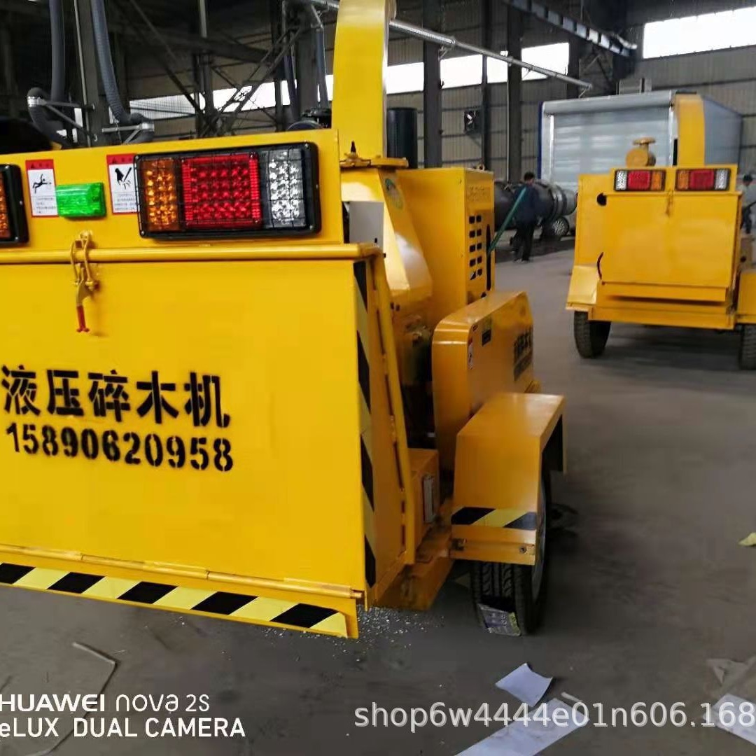 木板板皮高粱杆粉碎设备  园林树枝秸秆粉碎机 柴油动力