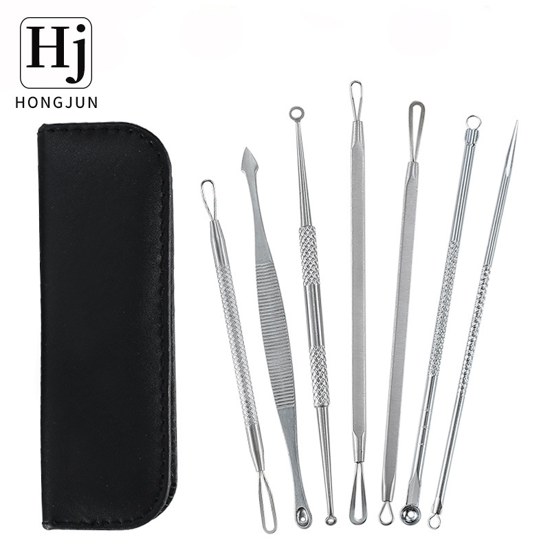 Black head needle 7 -piece suit Press the acne