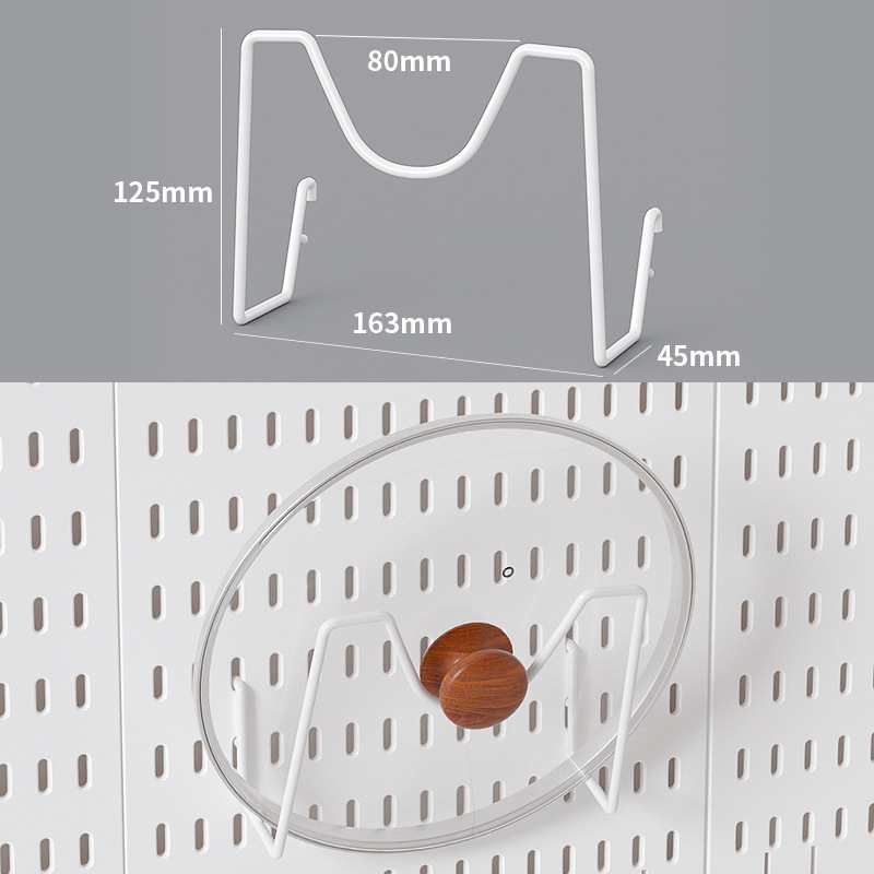 Hoyo agujero placa 047 accesorios completos sin perforación de pared gancho cesto de almacenamiento accesorios de artefactos DIY combinación de placa colgante