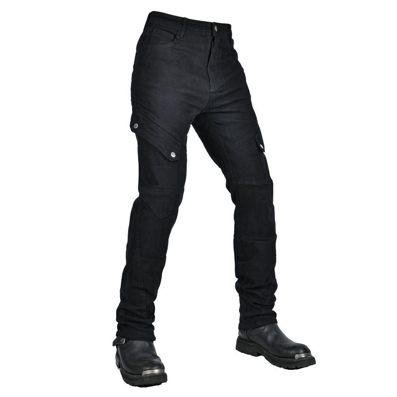 VOLERO motocicleta jeans hombres casual ejército verde motocicleta resistente a la caída ciclismo pantalones retro slim fit overoles Pantalones