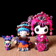 56个民族娃娃礼品手工云南民族少数民族人偶摆件工艺品玩偶装饰
