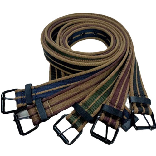 Men's outdoor sports pin buckle canvas belt student belt versatile military training belt braided casual floor stall