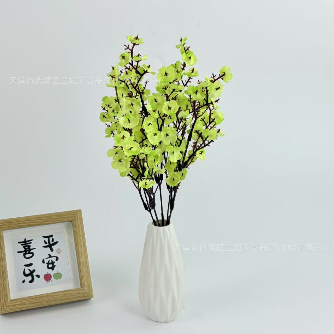Cinco tiendas de seda cubiertas con estrellas celestes para la decoración de boda flor imitación flor al por mayor floral floral paisaje del centro comercial paisaje transfronterizo image 9