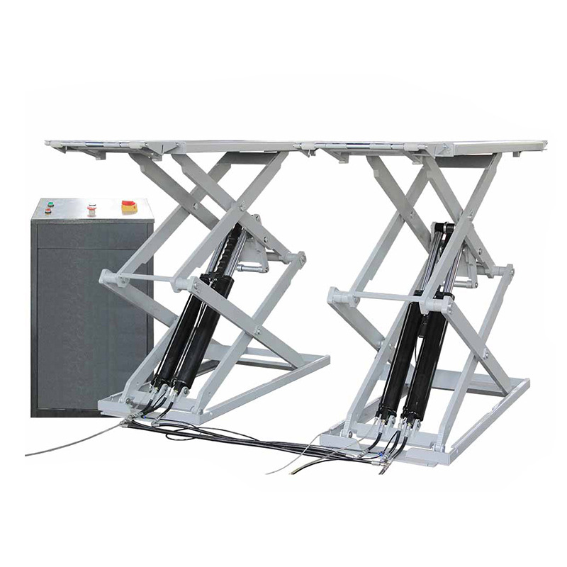 Pequeñas tijeras ascensor 4S tienda de reparación de automóviles mantenimiento móvil ultra-Delgado elevador de elevación de coche