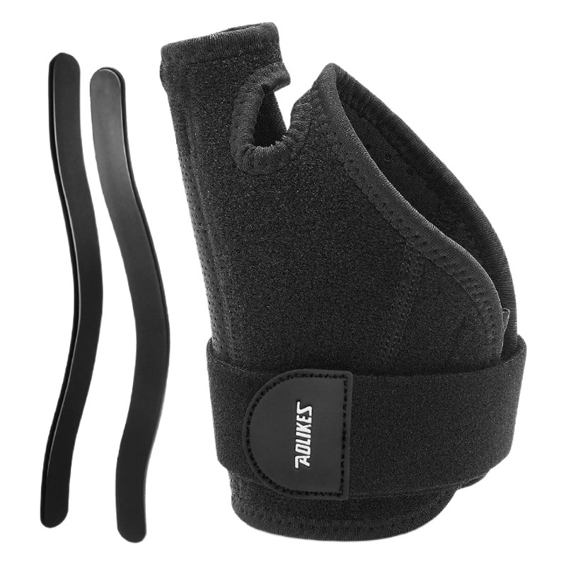 Protector de dedo pulgar medio dedo madre muñeca soporte fijo protector de pulgar transpirable tendón funda protector de muñeca