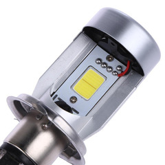 Motorcycle Light Angel Eye LED Headlight HS1 H4 Ghost Fire Devil Eye Electric Bike Modification Built-in Dual Claws BA20D