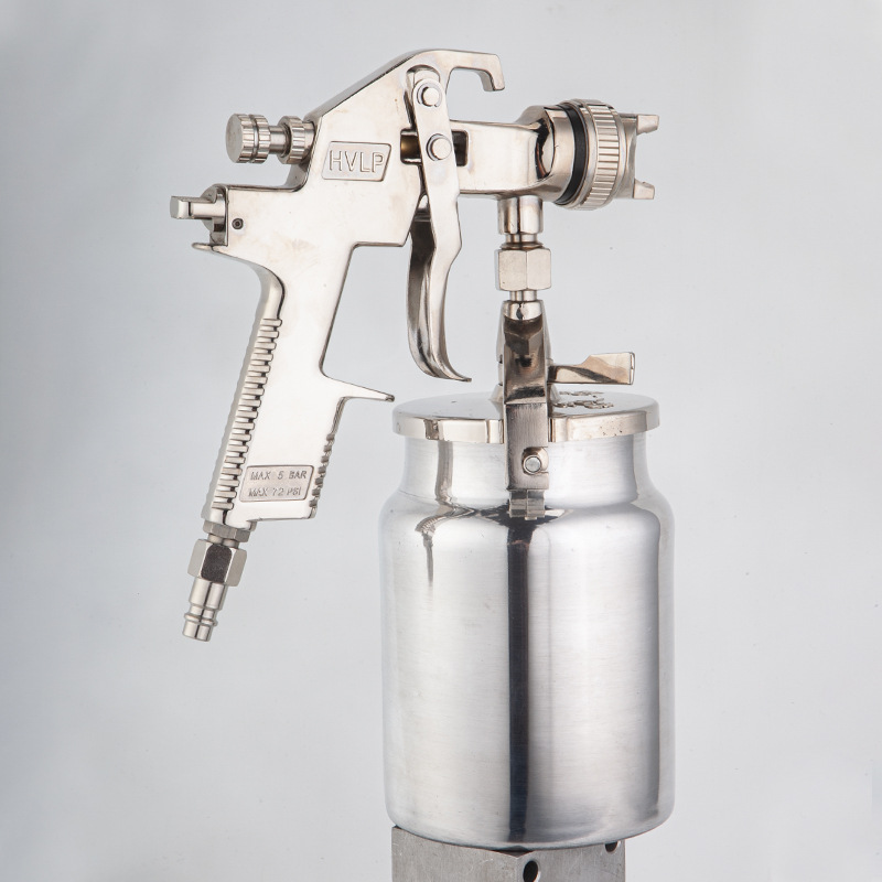 Transfronteriza personalizada H827S-AB pulverización de pintura neumática 1.4 / 1.7 / 2.0mm alta atomización 1000ml pulverización de olla baja