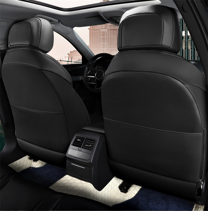 Car Seat Covers, Special Car Seat Cushions, Universal Seat Covers for All Seasons, Five-Seater Full Surround Pu Leather Car Seat Cushions