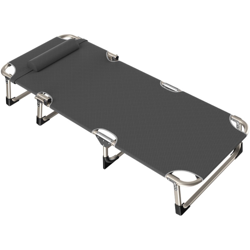 Cama plegable sola pausa para el almuerzo cama siesta de oficina artefacto simple marcha reclinable portátil hogar Hospital cama de acompañamiento