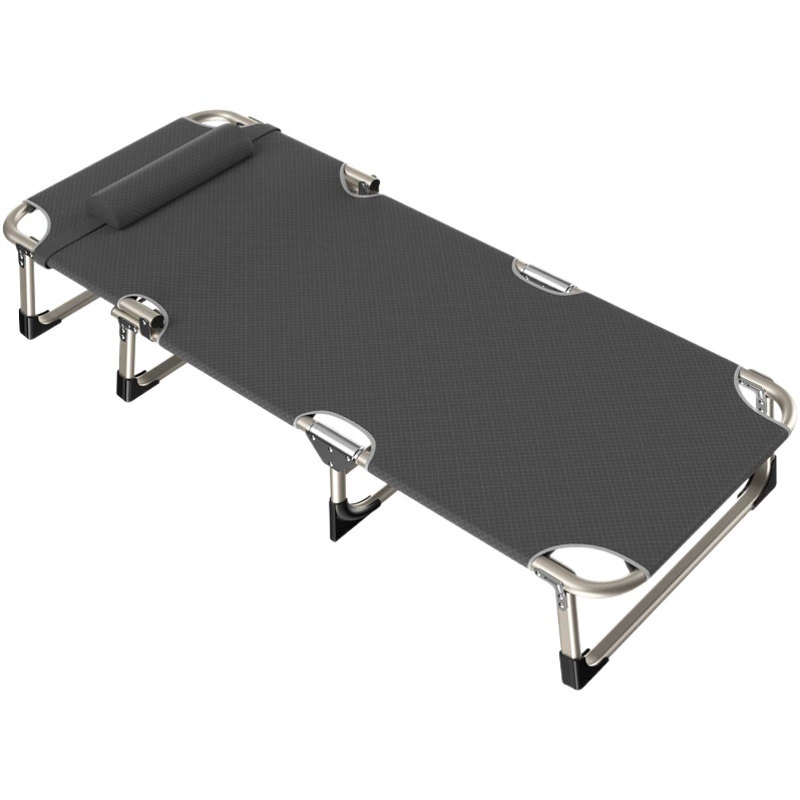 Одноместная кровать для обеденного перерыва, офисный артефакт для сна, складная кровать, простой бытовой портативный походное кресло для отдыха, больничная сопровождающая кровать