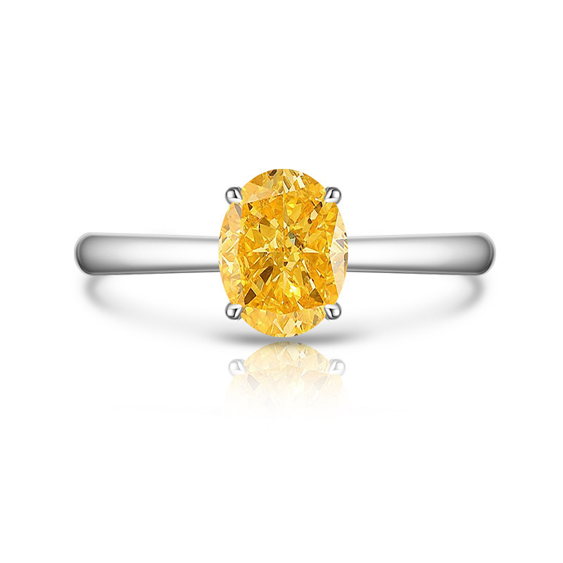Damenring Mit Farbigem Edelstein Im Eisschliff Design_voghion.com